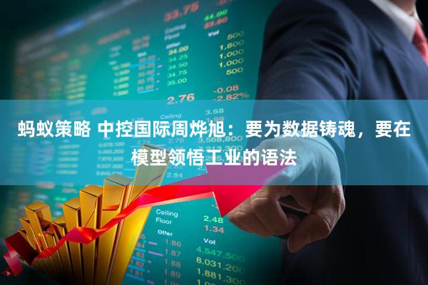 蚂蚁策略 中控国际周烨旭：要为数据铸魂，要在模型领悟工业的语法